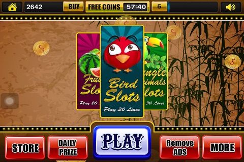 Gold Fish Birds & Bee Slots Pro in Las Vegas Video Farm Cave Casino Game screenshot 3