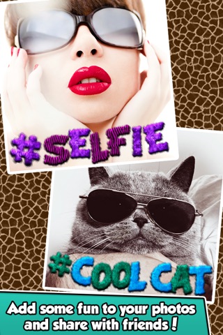 Fuzzy Font - A Cool Photo Booth Editor with Fun Furry Text to Add Caption to Your Picture Images screenshot 3