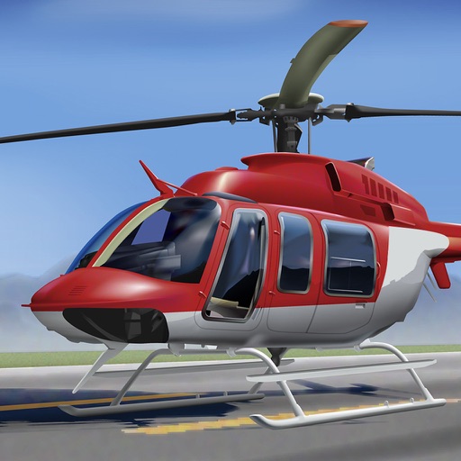 Helicopter Landing Simulator 3D - Real Helicopter Flying Test icon