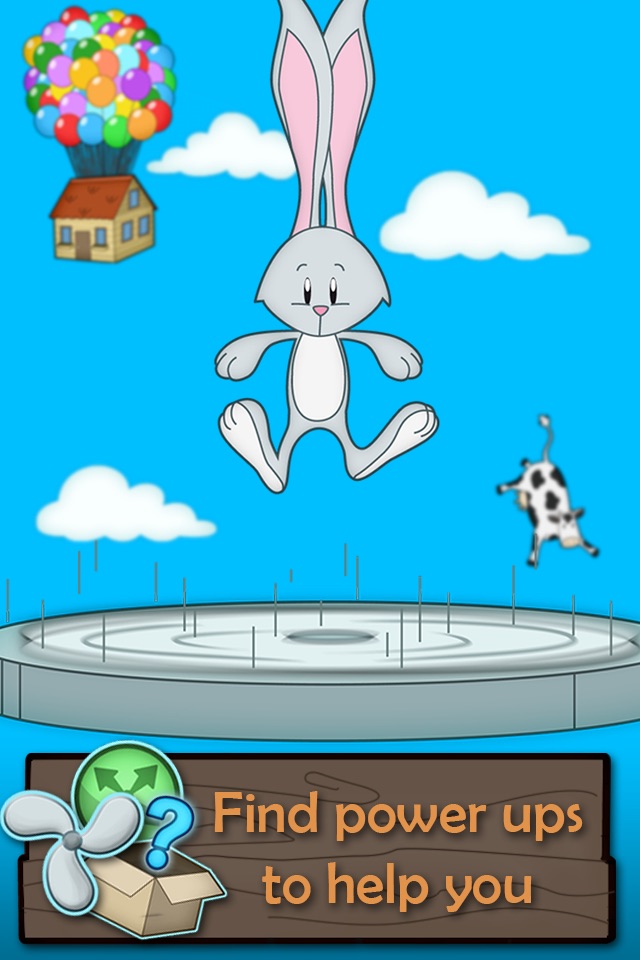 Flying Bunny Top - by "Best Free Addicting Games" screenshot 3