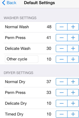 LaundryTimers Free screenshot 2