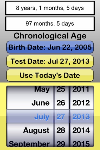 #1 Chronological Age Calculator screenshot 2