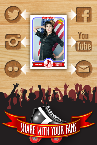 Roller Derby Card Maker - Make Your Own Custom Roller Derby Cards with Starr Cards screenshot 4