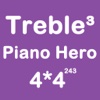 Piano Hero Treble 4X4 - Sliding Number Block And Playing The Piano