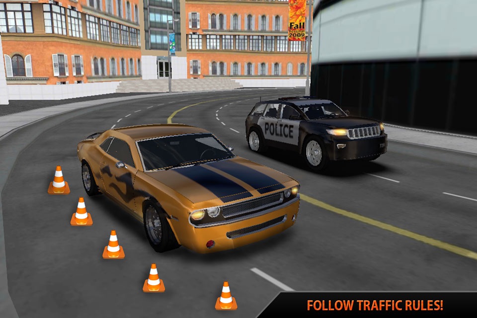 Real Extreme Racing Car Driving Simulator Free 3D screenshot 2