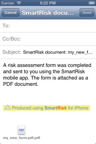 SmartRisk - Mobile Risk Assessment screenshot 4