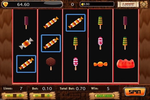 Vegas Sweet Candy Slot Machine-Free screenshot 4