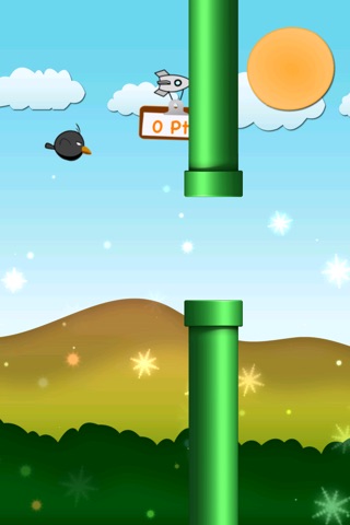 Flappy Pipe - Beware of Crow! screenshot 3