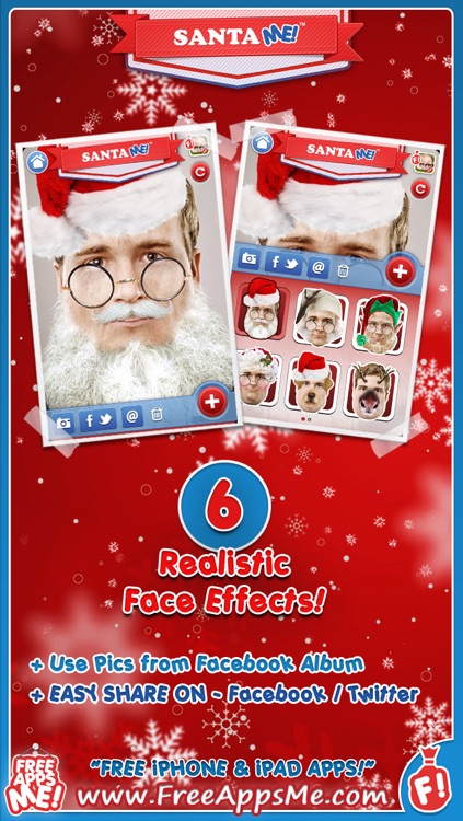 Santa ME! FREE - Easy to Christmas Yourself with Elf, Ruldolph, Scrooge, St Nick, Mrs. Claus Face Effects! screenshot-3