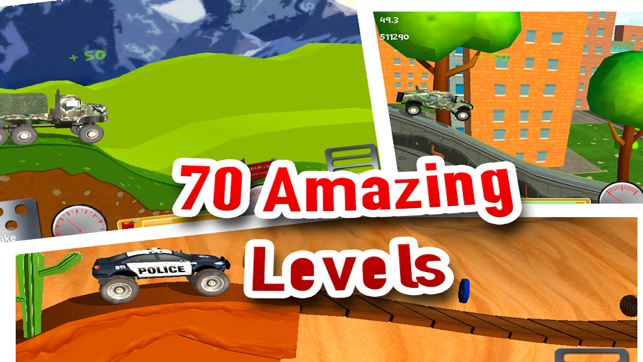 Monster Truck Hill Racing Free - 3D Real Alpine 4x4 Car Clim(圖4)-速報App