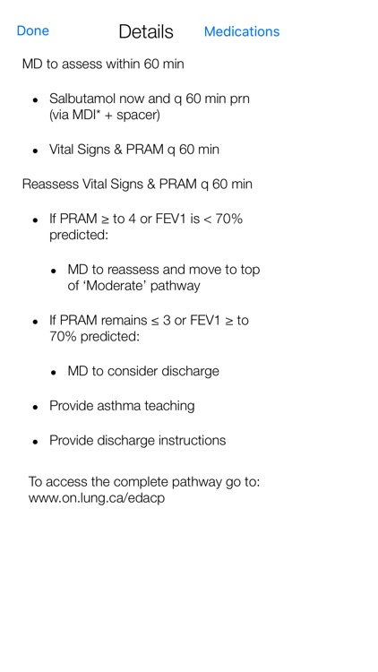 PRAM Score - Pediatric Asthma