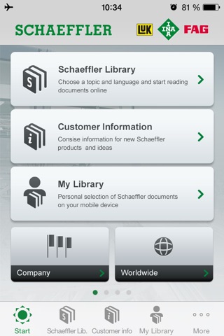 Schaeffler InfoPoint screenshot 2