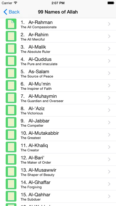 Asmaul Husna - English Indonesia iPhone Asmaul Husna - English Indonesia iPhone