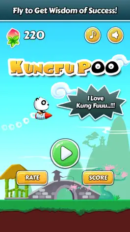 Game screenshot Kung Fu Poo - Tiny Flying Panda apk