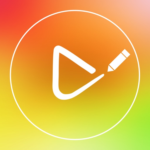 Draw on Video Square FREE - Paint and Drawing Funny Doodles Captions Colors Handwriting and Shapes on Videos for Instagram. iOS App