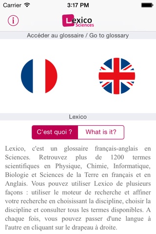 Lexico Sciences screenshot 2