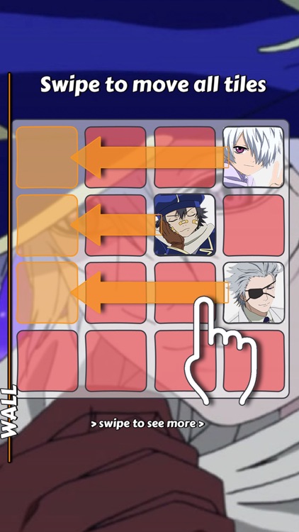 2048 PUZZLE " Tegami-Bachi " Edition Anime Logic Game Character.s