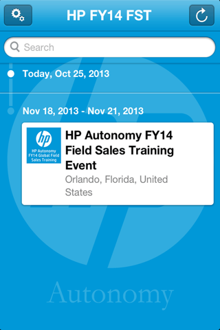 HP Autonomy FY14 Field Sales Training Event screenshot 4