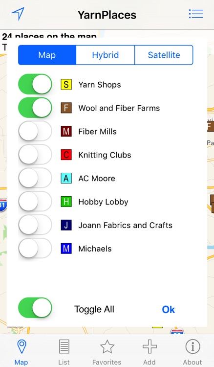 YarnPlaces - Find Yarn Shops