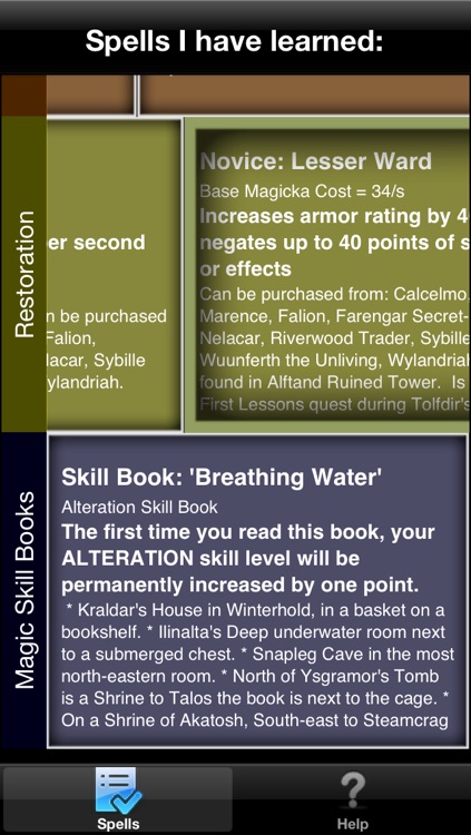 Spells in Skyrim ®