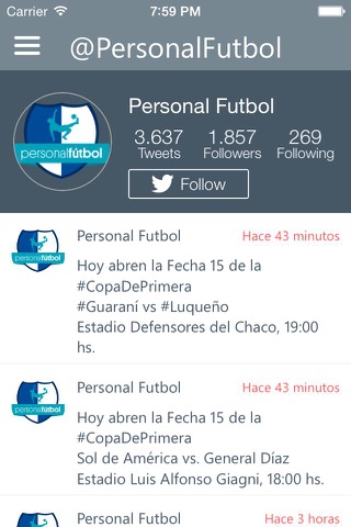 Personal Fútbol screenshot 4