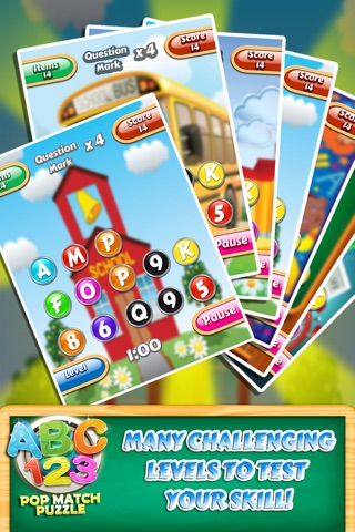 ABC123 Pop Match Puzzle screenshot 3