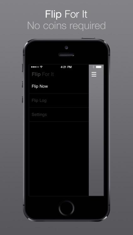 Flip For It - Heads or Tails - The Simple Decision Making App screenshot-3