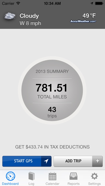 Trip Miles - GPS Fuel Expense Tracker, Mileage Log