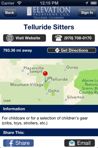 Elevation Vacations-Telluride,Colorado screenshot 3