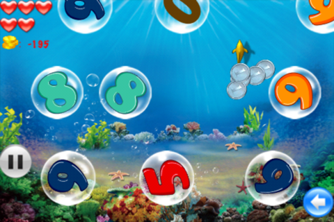 Save Mermaid - learning number and math games screenshot 3