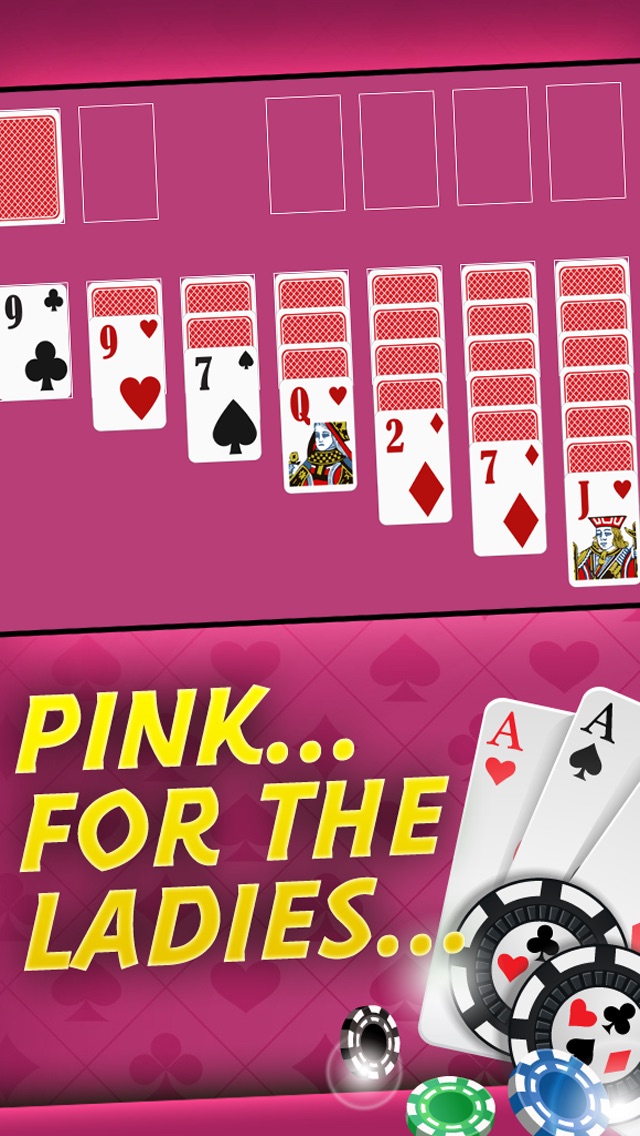 A Solitaire Pink Free Card Game 1.0.1 IOS -