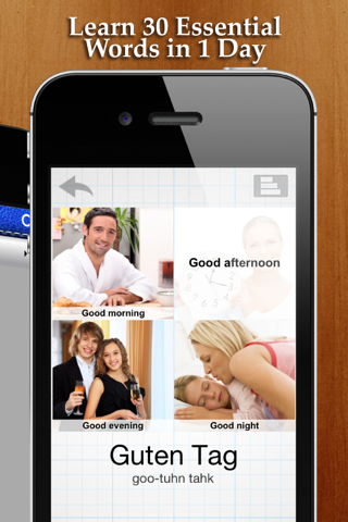 Learn&Play German FREE ~easier & fun! This quick, powerful gaming method with attractive pictures is better than flashcards screenshot 3