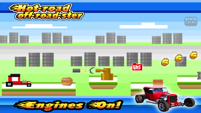 Hot-Rod Off RoadSter FREE : Super tiny Pixel Car race(圖3)-速報App