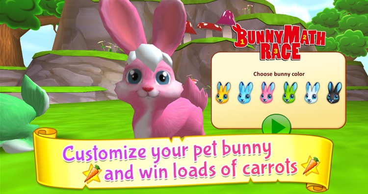 Bunny Math Race for Kids