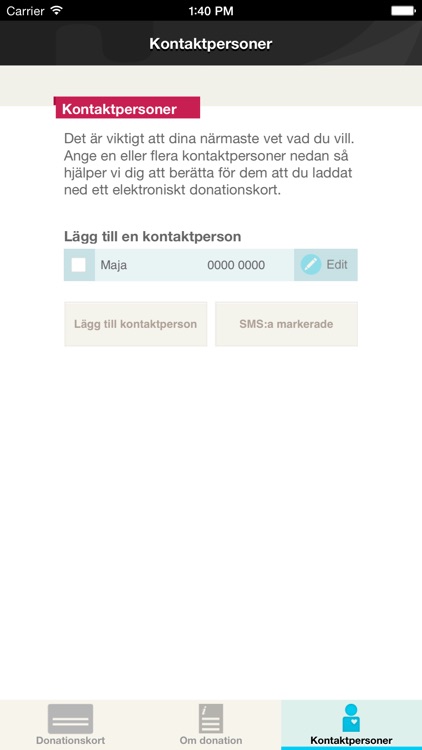 Digitalt Donationskort screenshot-3