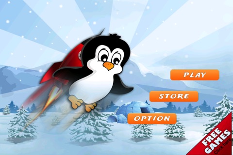 Little Penguin Jetpack Rider - Survival in the Dangerous Mountains screenshot 4
