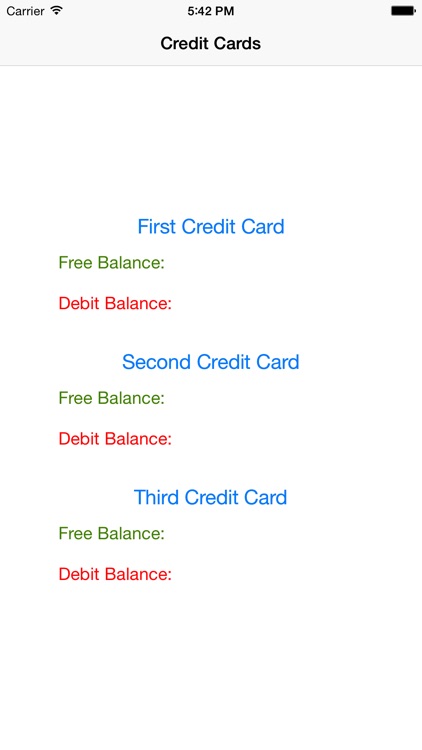 Credit Cards Balances