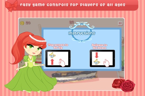 Teacup Fliers- Tea Party Candy Land Fun Games for Girls screenshot 2