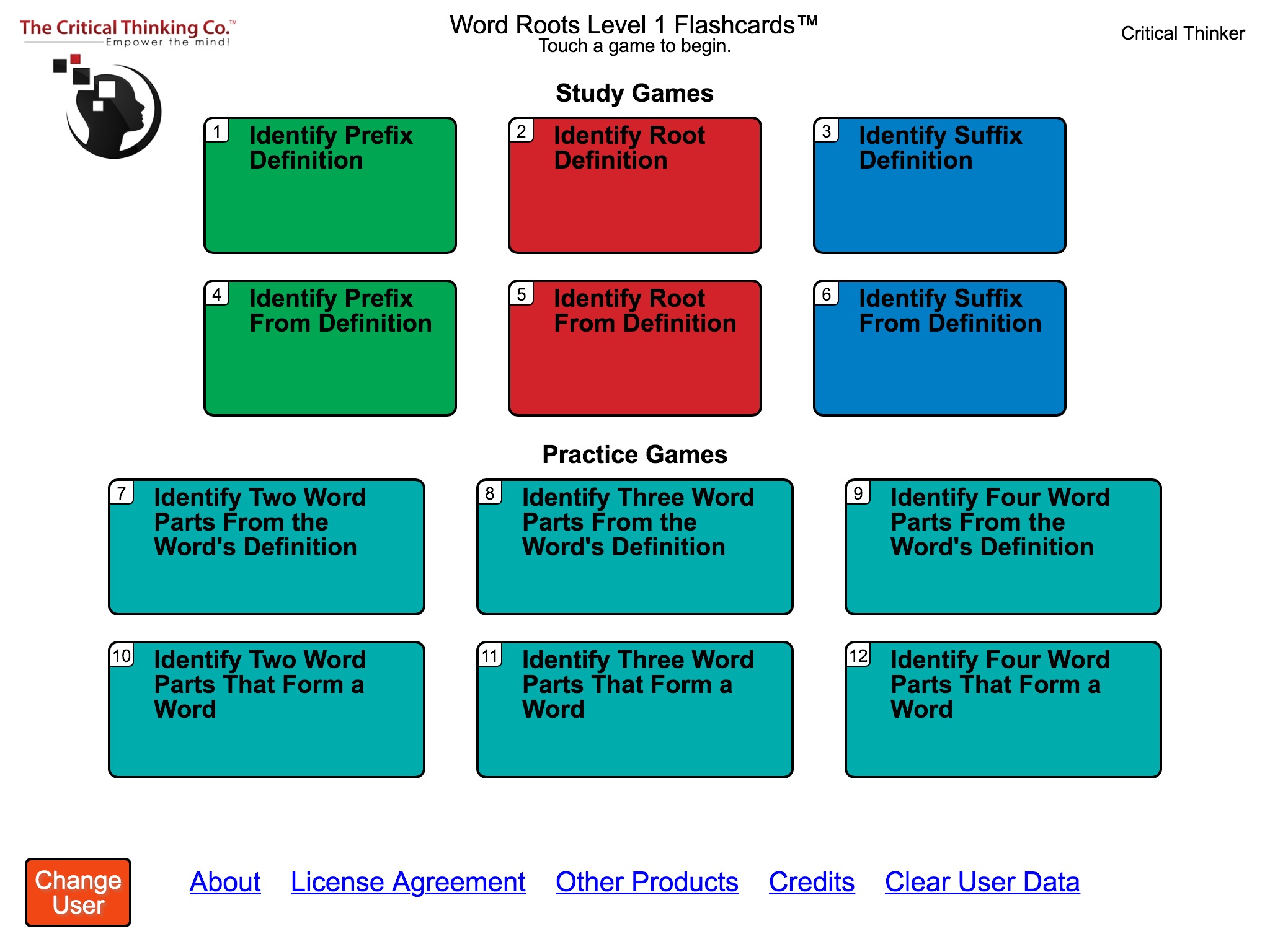 Word Roots Level 1 Flashcards™ screenshot 2