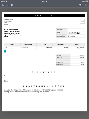 pdf invoice generator quick and easy invoicing template app for