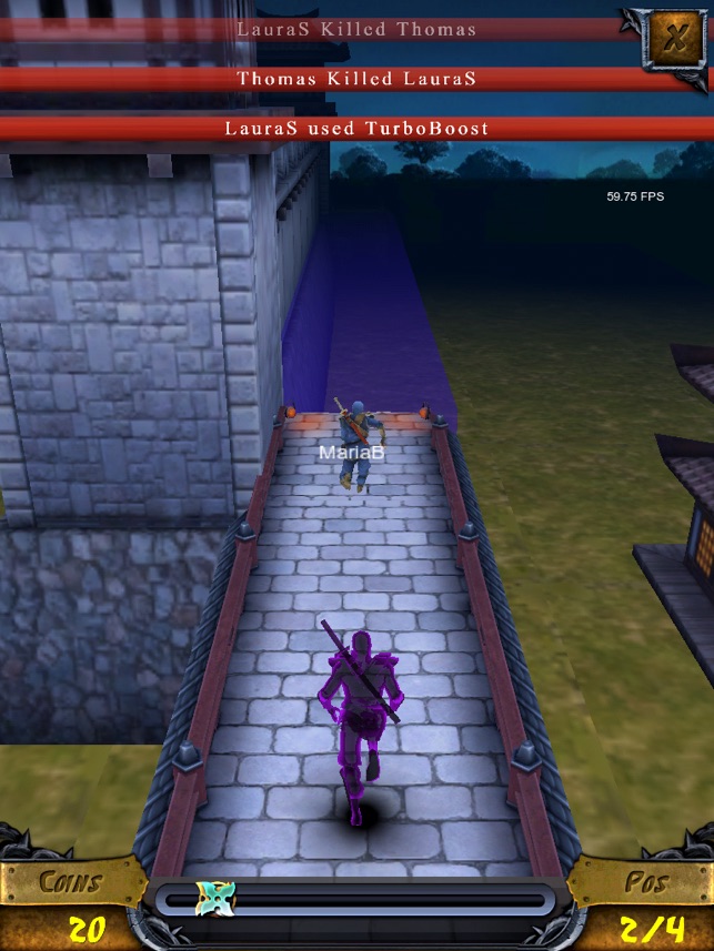 Ninja Run Multiplayer Race PRO - Mega Battle Runner for Kids (Real Online Rivals) Screenshot