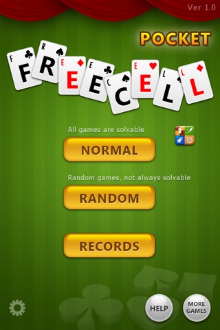Pocket FreeCell FREE screenshot 2