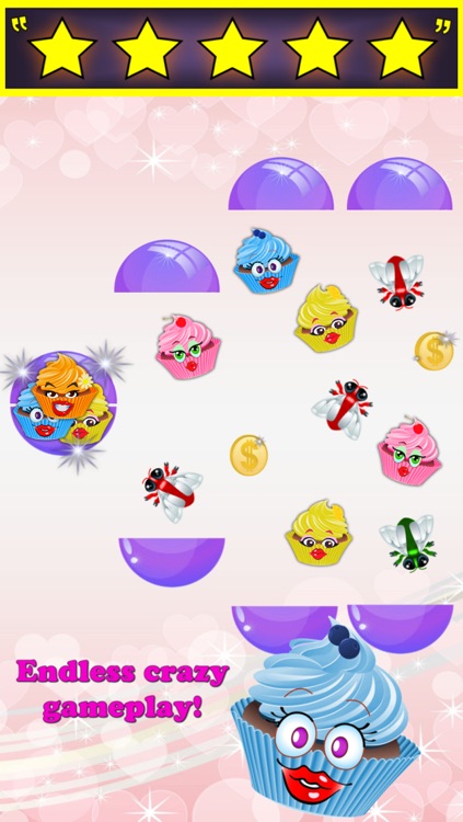Cupcake Catch - Sweet Pretty Cool Glitter Cake Catching Fun for Girls Hot Top Maker Making Smile Happy Love Sprinkles Rainbow Smart Super Color Catcher Amazing Endless Hot Market Bakery Rush Dash Temple Saga Treat Make Game screenshot-4