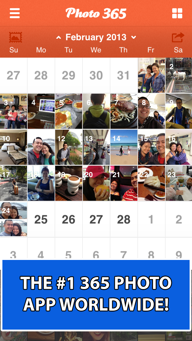 Photo 365 Lite - Everyday Photo Calendar For Your Lifeのおすすめ画像1