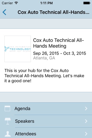 Cox Automotive Events screenshot 3