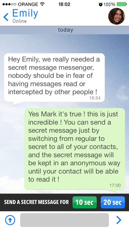 Secret Message Messenger