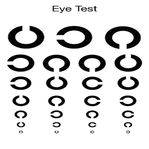 eye test circle 2 navigation icon