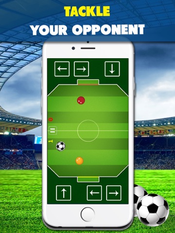 Chaos Soccer Scores Goal for iPad - Multiplayer football flick screenshot 4