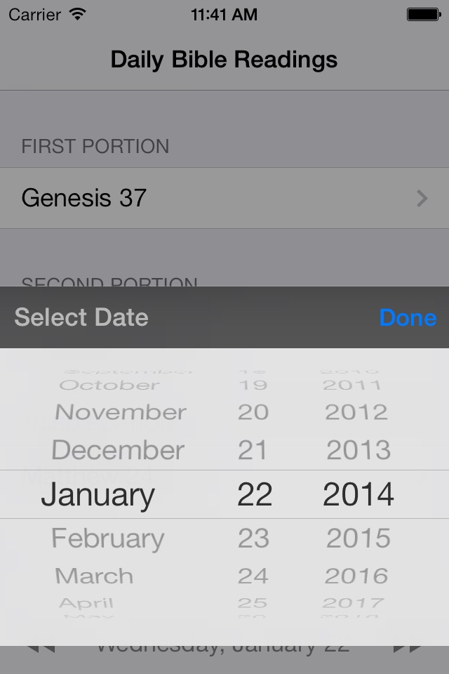 Daily Bible Readings screenshot 4