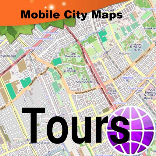 Tours Street Map icon